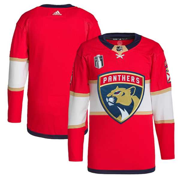 Men%27s Florida Panthers Blank Red 2023 Stanley Cup Final Stitched Jersey Dzhi->los angeles kings->NHL Jersey